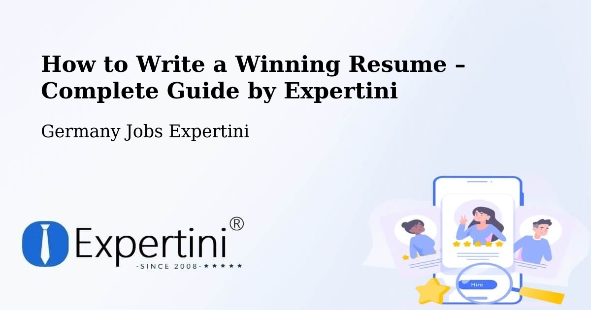 Resume Writing Guide for Job Seekers – Bempflingen - Bempflingen, Germany Jobs Expertini
