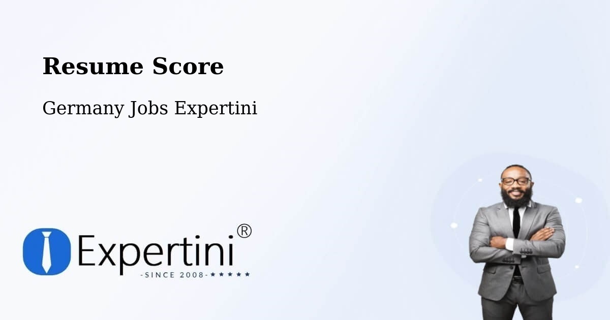 Resume Score & Job Description Match Tool – Bempflingen - Germany Jobs Expertini